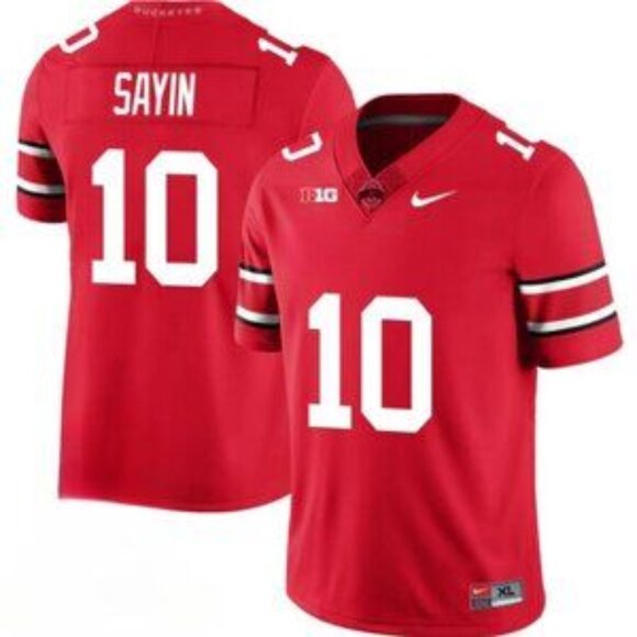 Mens Youths Kids Womens Julian Sayin Stitched Red Vapor Jersey